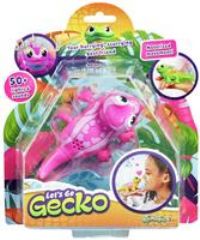 Animagic: Lets Go Gecko - Pink | Your Hurrying Scurrying Best Friend | Interactive Walking Pet Gecko with Over 50 Lights and Sounds | For Kids Aged 5+