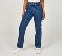 Calvin Klein Jeans Womens High Rise Straight Jean - Blue - Size 25