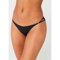 Calvin Klein Women/'s Bikini 000QF7325E Coordinate Brief, Black (Black), XS