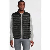 Tommy Hilfiger Men Vest Padded, Black (Black), S