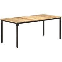 vidaXL Dining Table 180x90x76 cm Rough Mango Wood