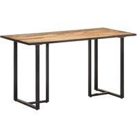 Vidaxl Dining Table 140 Cm Rough Mango Wood