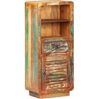 Vidaxl Highboard 45X32X110 Cm Solid Reclaimed Wood