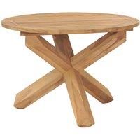 vidaXL Garden Dining Table 110x75 cm Solid Teak Wood