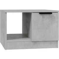 vidaXL Coffee Table Concrete Grey 50x50x36 cm Engineered Wood