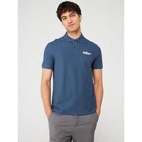 Tommy Hilfiger Men/'s Chainstitch Regular Fit Short Sleeve Polo Shirt, Blue (Aegean Sea), XXL