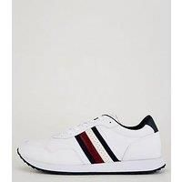 Tommy Hilfiger Evo Leather Mix Essential Runner - White