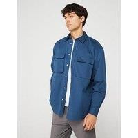 Tommy Hilfiger Utility Twill Overshirt - Blue