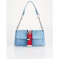 Tommy Jeans Idol Denim Shoulder Bag - Blue