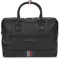 Tommy Hilfger Men/'s Transit Laptop Bag with Detachable Straps, Black (Black), One Size