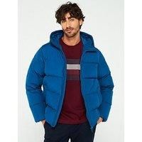 Tommy Hilfiger Hooded Down Puffer Jacket - Indigo