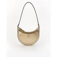 Tommy Hilfiger Holiday Shoulder Bag Leather Gold, gold