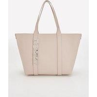 Tommy Jeans City Bold Tote Bag, Shopper Shoulder Bag, Pink, pink