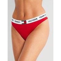 Tommy Hilfiger Women’s Classic Thong, Red (Primary Red), L