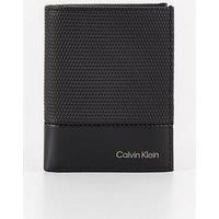 Calvin Klein Remote Textured Credit Card/Coin Wallet - Black