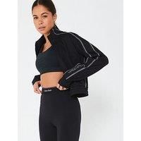 Calvin Klein Sport Zip Through Sports Jacket - Black