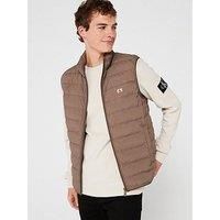 Calvin Klein Jeans Ultra Light Padded Gilet - Light Brown