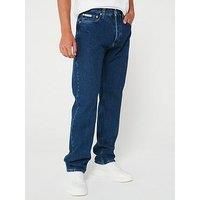 Calvin Klein Jeans Standard Straight Fit Jeans - Dark Wash