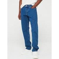 Calvin Klein Jeans Men/'s Slim Straight J30j326012 Straight, Denim (Denim Medium), 34W / 32L