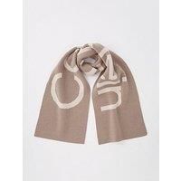 Calvin Klein Two Tone Logo Scarf - Grey