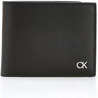 Calvin Klein Metal Ck 6Cc Bifold Wallet - Black