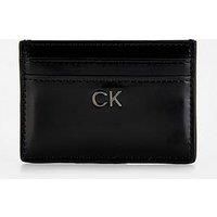 Calvin Klein Metal Logo Cardholder - Black