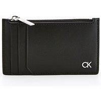 Calvin Klein Metal Ck 6Cc Card Holder - Black