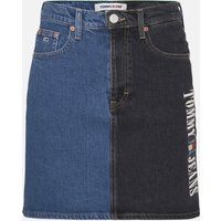 Tommy Jeans Two-Tone Recycled Denim Mom Skirt - W26