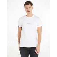 Tommy Hilfiger Tommy Logo Tipped T-Shirt - White