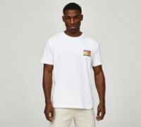 Tommy Jeans Regular Summer Flag T-Shirt - White - Size S