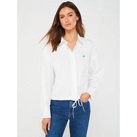 Tommy Hilfiger Drawstring Waist Shirt - White