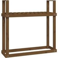 Firewood Rack 110x35x108.5 cm Solid Wood Pine