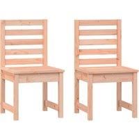 Garden Chairs Outdoor Chair Wooden Chair Seating Patio 2 pcs Pinewood vidaXL