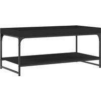 Coffee Table Grey Sonoma 80x80x45 cm Engineered Wood and Iron vidaXL