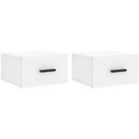 Wall-mounted Bedside Cabinets 2 pcs Grey Sonoma 35x35x20 cm vidaXL