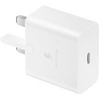 Samsung Galaxy Official 15W Adaptive Fast Charger (with USB-C to C Data Cable), White