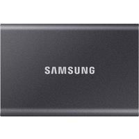 Samsung Portable SSD T7, 4 TB, USB 3.2 Gen.2, 1,050 MB/s read, 1,000 MB/s write, external SSD hard drive for Mac, PC, smartphone and games console, grey, MU-PC4T0T/WW