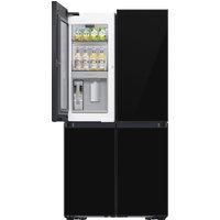 Samsung Bespoke RF65DB970E22EU French Style Fridge Freezer with See-thru Door & Beverage Center - Clean Black