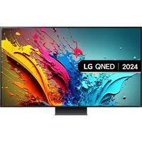 LG 86QNED86T6A Smart 4K Ultra HD HDR QNED TV with Amazon Alexa, Silver/Grey