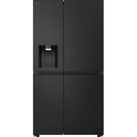 LG NatureFRESH GSLE81EPBC American-Style Smart Fridge Freezer - Essence Black Steel, Black