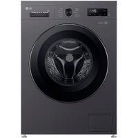 LG X10 Series Direct Drive F4X1009NMK WiFi-enabled 9 kg 1400 Spin Washing Machine - Slate Grey, Silver/Grey