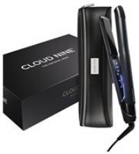 CLOUD NINE The Original Iron Black Hair Straightener Giftset | Variable Temperature Control Quick Heat Touch Technology Ceramic Floating Plates Spring Flex Styling | Perfect Smooth Sleek Results