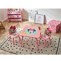 Disney Table and Chairs Set, 15mm MDF, pine wood, Light Pink, Small