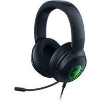 Razer Kraken V3 X USB - Wired USB Gaming Headset (ultra-lightweight at 285g, TriForce 40 mm drivers, HyperClear Cardioid Microphone, 7.1 surround sound, Chroma RGB) Black