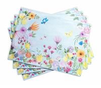 Maison d' Hermine Placemat Cotton Set of 100% 4 (33cm x 48cm)