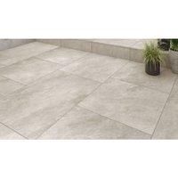 Swinsty Beige Matt Outdoor Porcelain Paving Tile - 600 x 900 x 20mm