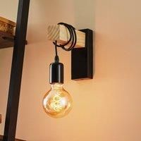 Eglo Industrial Wall Lamp With Exposed Lightbulb