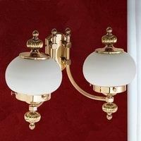 ORION Delia bronze wall light, two-bulb