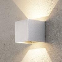 ORION Cube LED outdoor wall light up/down 10cm aluminium