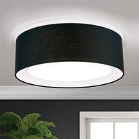 ORION Round fabric ceiling light Antoni in black